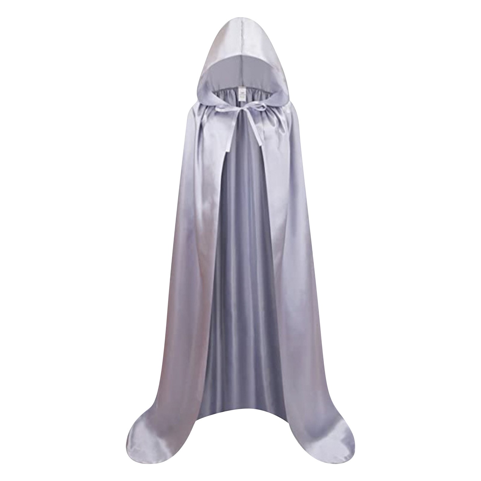 Cape d'Halloween à Capuche pour Homme et Femme Adulte, Costume de ixde Mort, Longue, Disponible en Or, Argent, Rouge, Noir