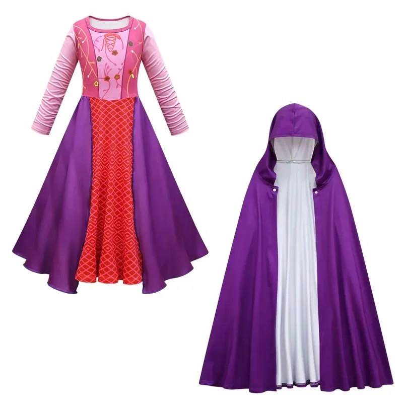 Déguisement drôle d'ours Hocus Pocus 2, tenues des sœurs Sarah Sanderson, Gi2026 Ppt01, pour fête d'Halloween, cosplay Z25R16