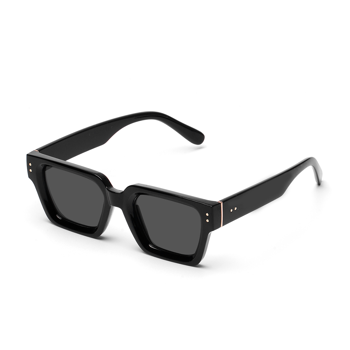 Ruiao 2026 Lunettes de soleil de luxe haut de gamme, design noir, pour homme, monture carrée, lunettes de soleil homme, gafas de sol hombre