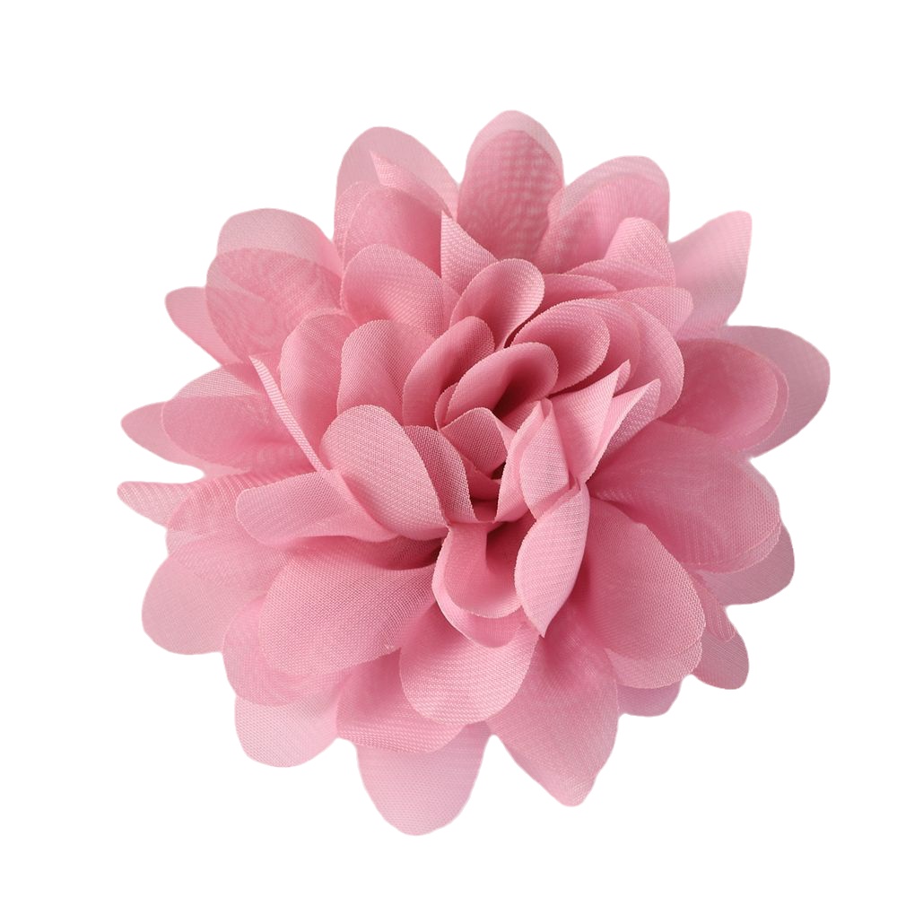 Lot de 10 fleurs en satin de 10 cm pour accessoires de coiffure DIY, fleurs en tissu, fleurs en mousseline, accessoires pour cheveux, bandeaux, sans pinces, nœuds