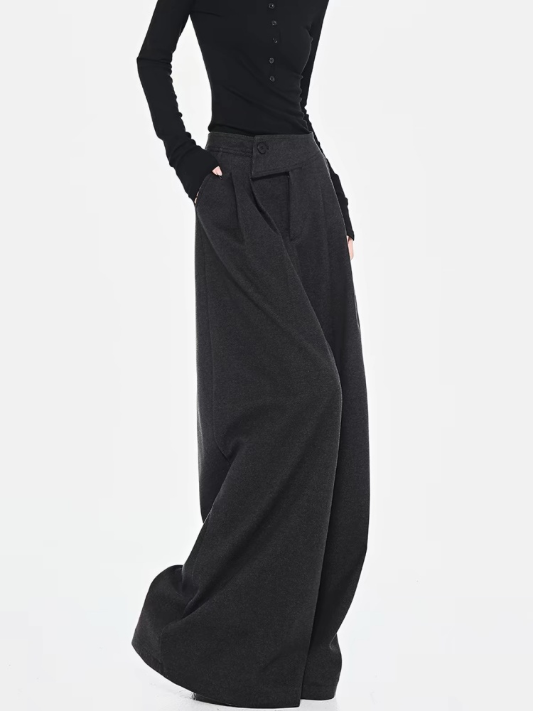 Costume noir pour femmes, pantalon Streetwear des années 90, esthétique, Vintage, mode Y2k, Harajuku, taille haute, vêtements à la mode, 2025