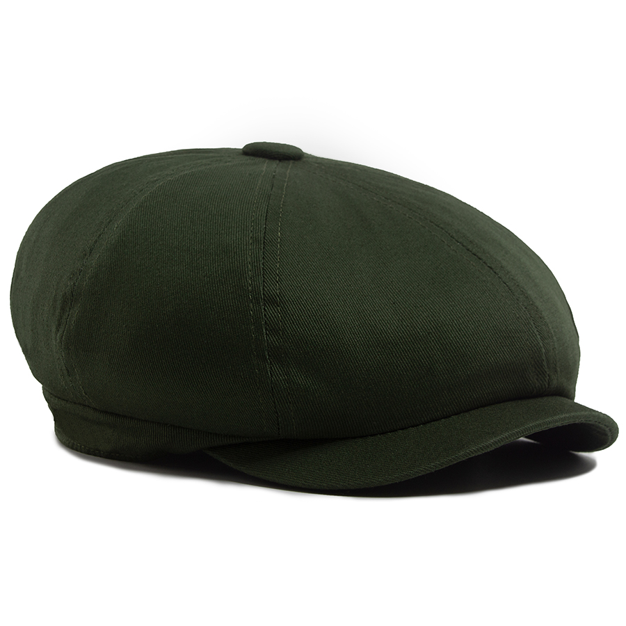 Béret fin et souple pour hommes et femmes, casquette de journal Vintage, chapeau octogonal décontracté pour unisexe, circonférence de la tête élastique, printemps automne