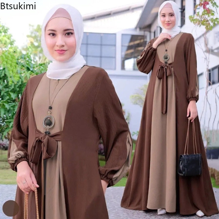 Abayas élégantes pour femmes musulmanes arabes, robes maxi, kaftans de Dubaï et d'Arabie Saoudite, robes de soirée islamiques, kaftans du Ramadan, robes modestes, vestidos