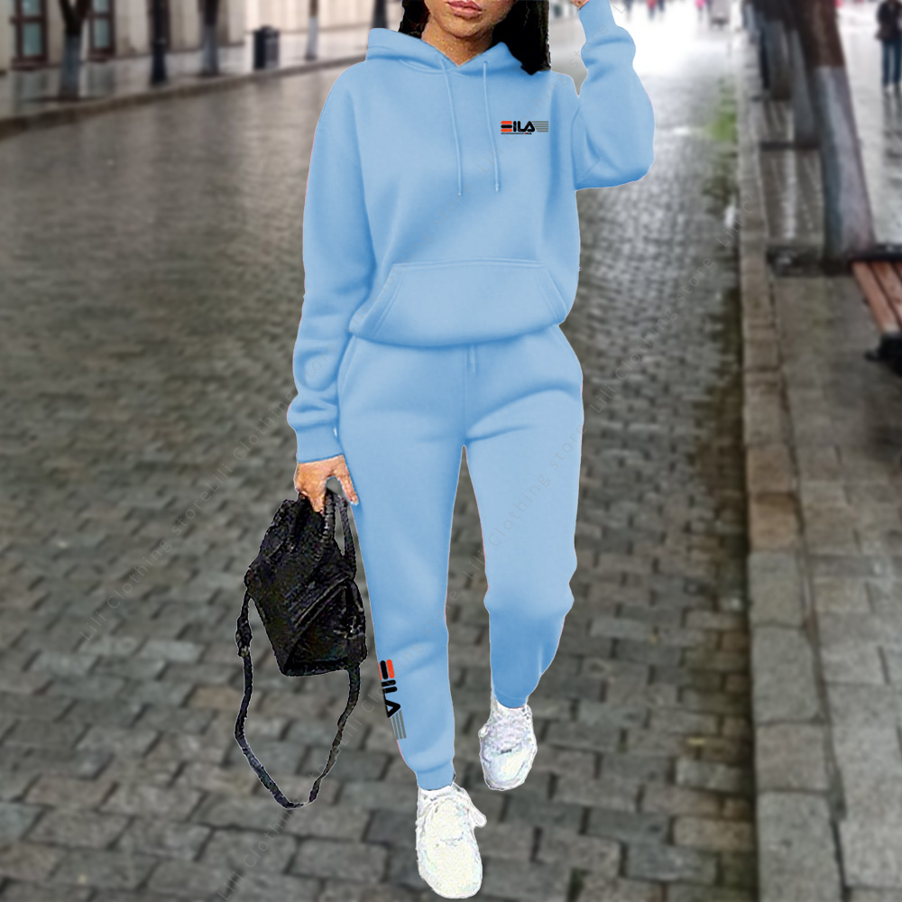 Survêtement femme sweat à capuche pantalon 2 pièces costume Sports d'hiver Jogging tenues mode rue vêtements de créateur pour femmes pantalon ensemble