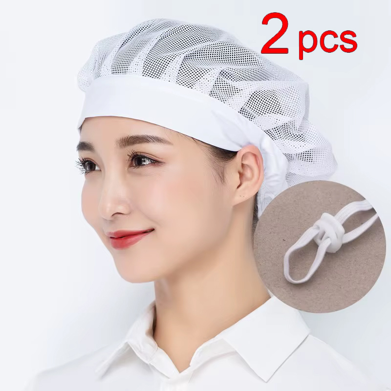 MenWomen Net casquettes boulangerie atelier de cuisson travail chapeau Bouffant casquette filet à cheveux Service alimentaire cuisine cuisine groupé cheveux travail tête couverture
