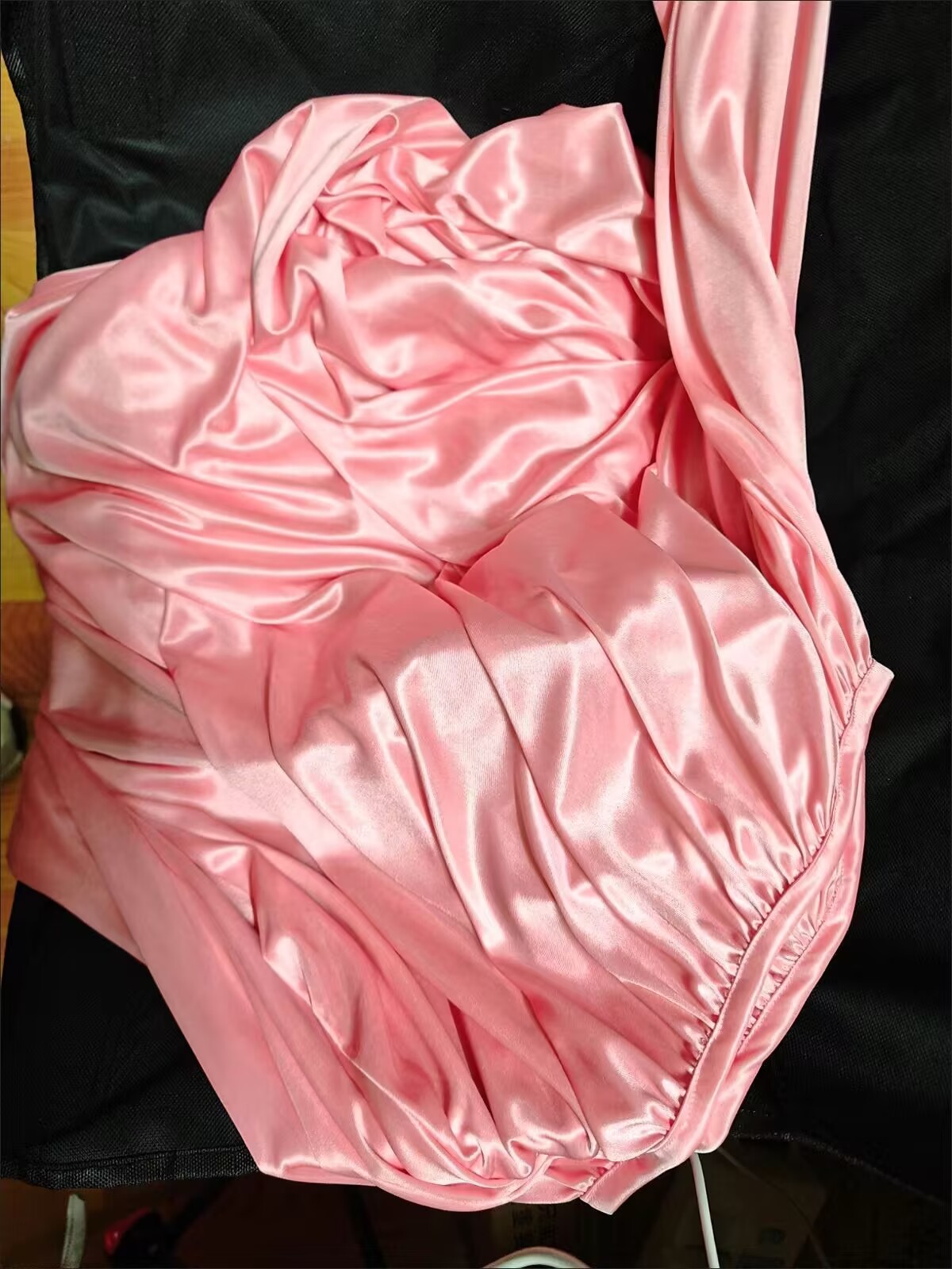 Robe de nuit unisexe en soie glacée brillante avec ceinture, longue robe en satin, pyjama ample, robe maxi, pull-over, robes élégantes, vêtements de nuit