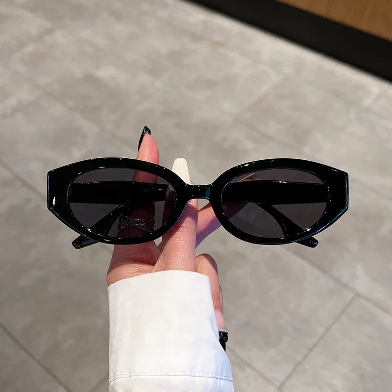 Lunettes de soleil ovales vintage pour femmes, mode rétro, lunettes de soleil féminines, nouvelle tendance, marque de luxe, designer, UV400, lunettes de soleil pour femmes