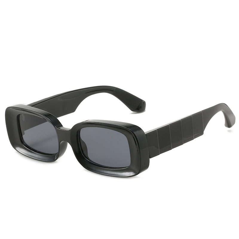 Marque clair bleu lunettes De soleil hommes femmes rétro luxe concepteur lunettes De soleil Vintage nuances lunettes carrées Famale Oculos De Sol UV400