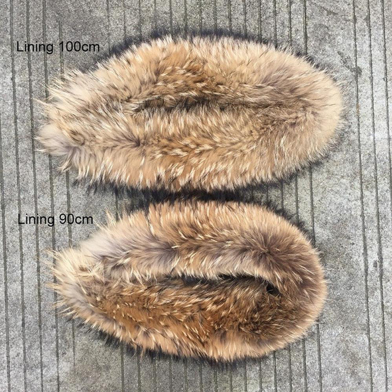 Hiver femmes col de fourrure de raton laveur vraie écharpe de fourrure homme grand fourrure fourrure naturelle châle chaînes de luxe col plus chaud pour manteau veste
