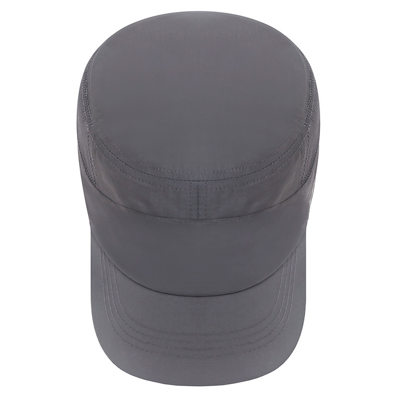 Chapeaux d'été pour hommes, casquette militaire d'extérieur, maille à séchage rapide, crème solaire respirante, pare-soleil plat, casquette de sport Gorros Casas