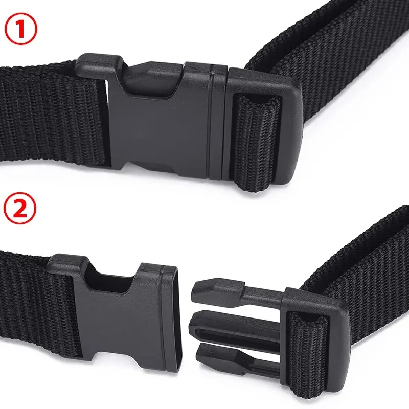 Ceinture tactique pour hommes, sans boucle en plastique métallique, ceinture tissée en toile de Nylon robuste, ceinture de couleur neutre pour l'extérieur, sangle de haute qualité