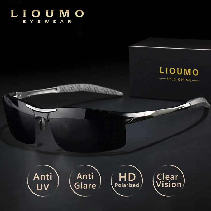 Lunettes de soleil polarisées de luxe en aluminium 2026 pour homme, vision jour et nuit, anti-éblouissement, pour la conduite, Oculos De Sol Masculino