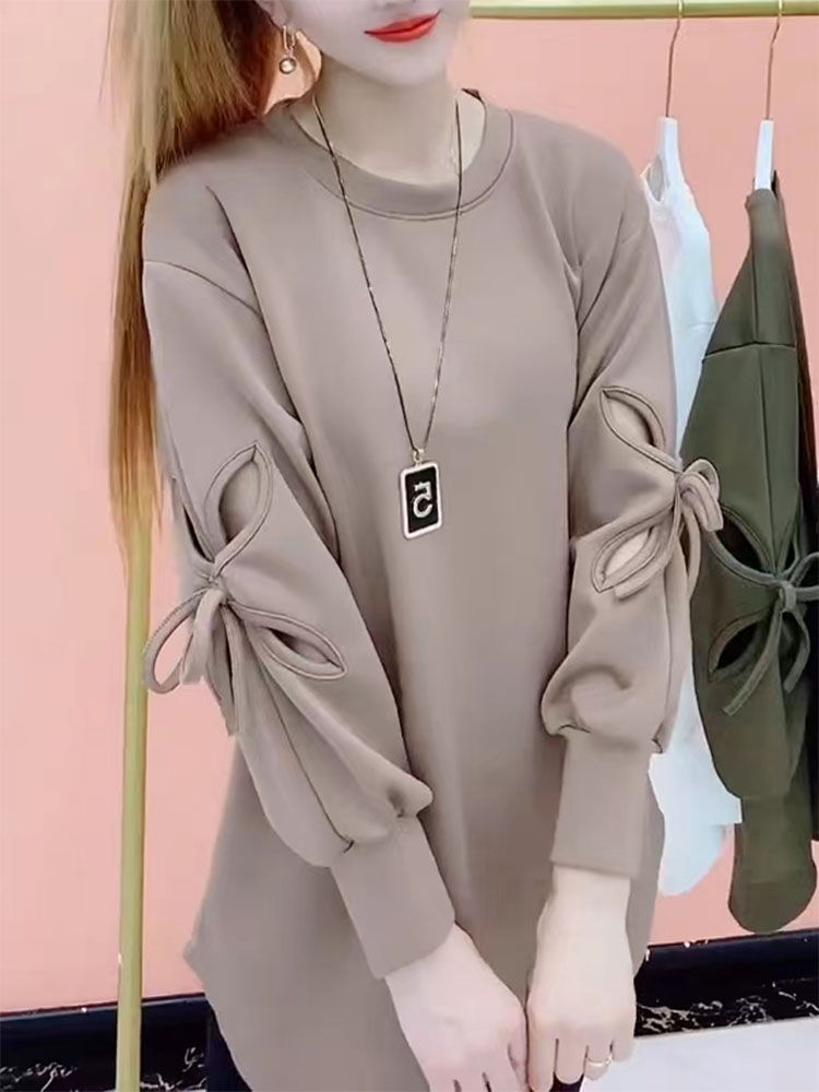 Femme T-shirt mode coréenne vêtements haut élégant printemps vêtements noir Streetwear décontracté Long blanc ample automne femmes T-shirt