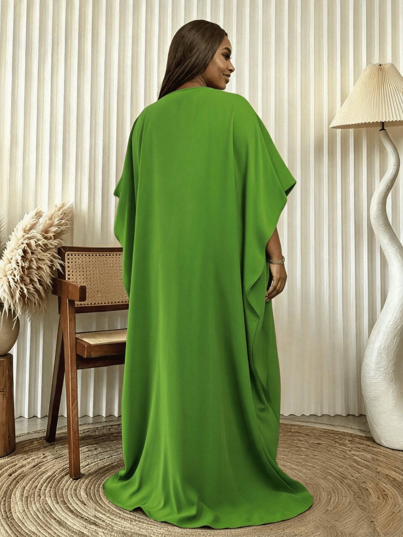 Abaya musulmane grande taille à imprimé africain et strass, robe traditionnelle du Moyen-Orient avec foulard assorti pour femmes