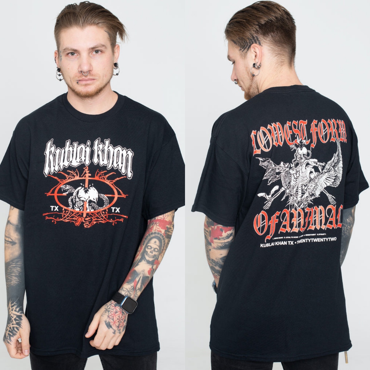 T-shirt en coton ample unisexe avec motif Kublai Khan 2026 – Collection été, manches courtes, marque de mode, tee-shirt de luxe décontracté vintage