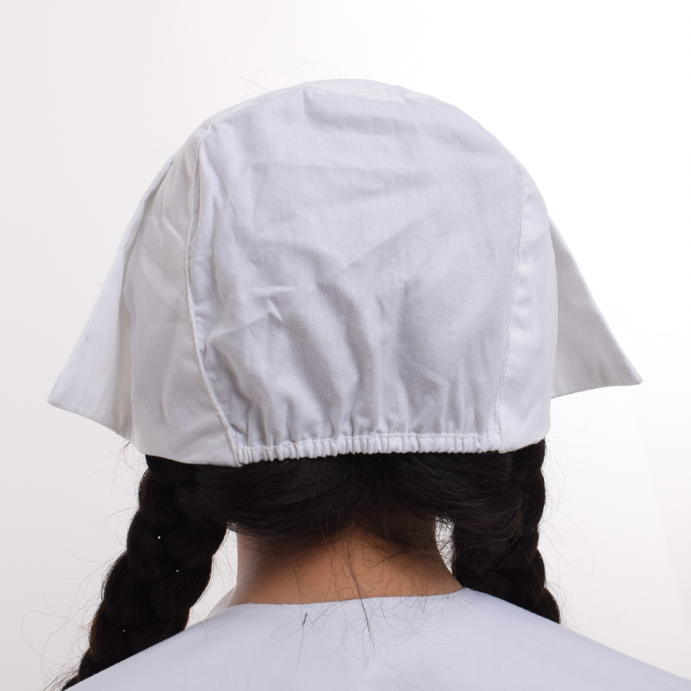 Tablier et bonnet de pèlerin de style colonial pionnier