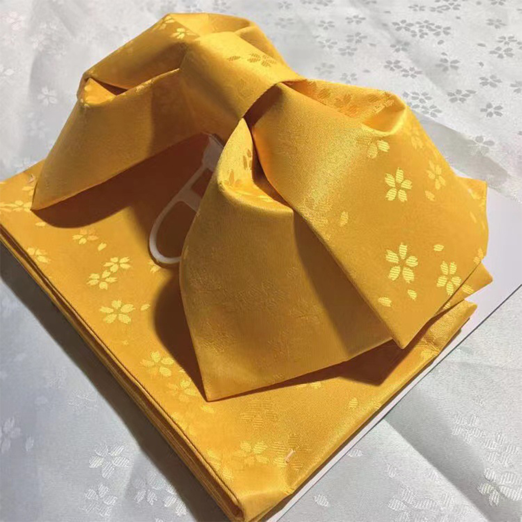 Kimono japonais Obi pour femmes, ceinture Yukata solide, classique Geisha, ceinture de taille, automne hiver, robe douce, ceinture de réglage de nœud papillon