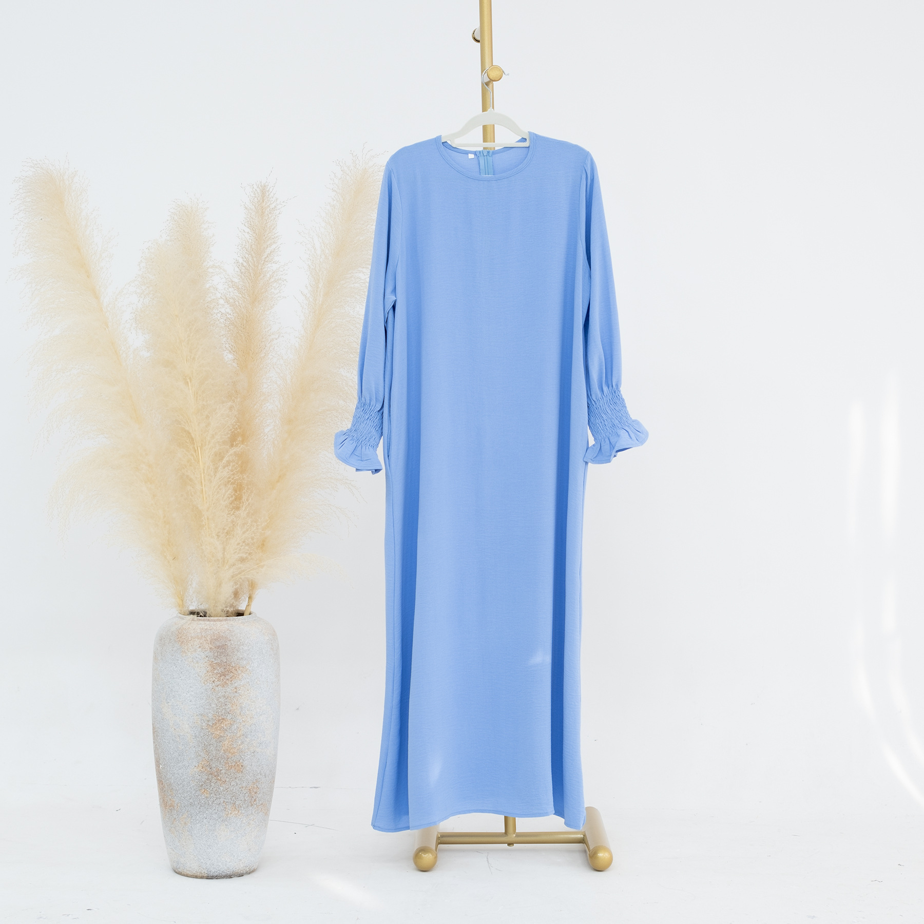 Eid Ramadan femmes musulmanes vêtement de prière Robe modeste Abaya caftan dubaï turquie Robe arabe Robe vêtements islamiques Abayas Caftan