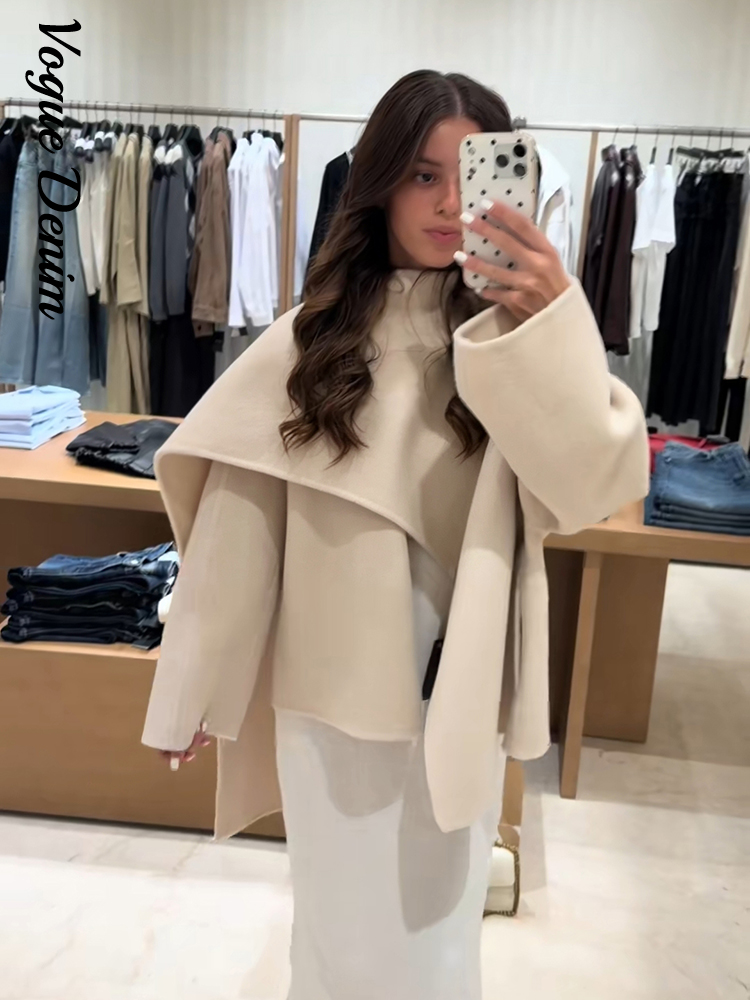 Vestes en cuir PU décontractées et ajustées pour femmes, manches longues, à lacets, à col à revers, courtes, effet peau de crocodile, manteau pour femme, vêtements d'extérieur pour femme automne 2026.