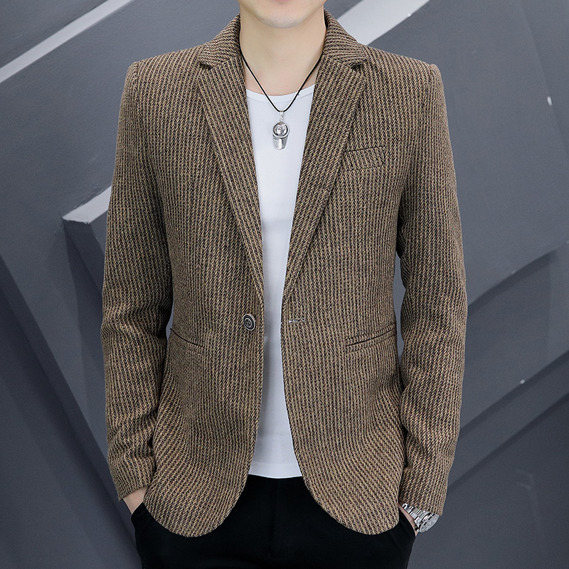 Manteau de costume homme 2026 – Nouvelle version coréenne pour jeune homme, coupe ajustée, élégant et décontracté, tendance printemps-automne, tout-en-un
