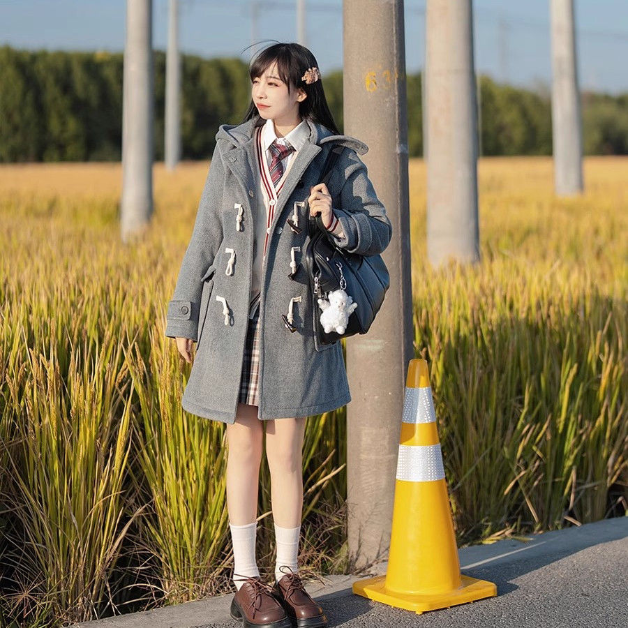 Manteau japonais à manches longues pour femmes, doux et décontracté, veste à Double boutonnage, Style Preppy Jk Harajuku, vêtements d'automne pour filles, 2025