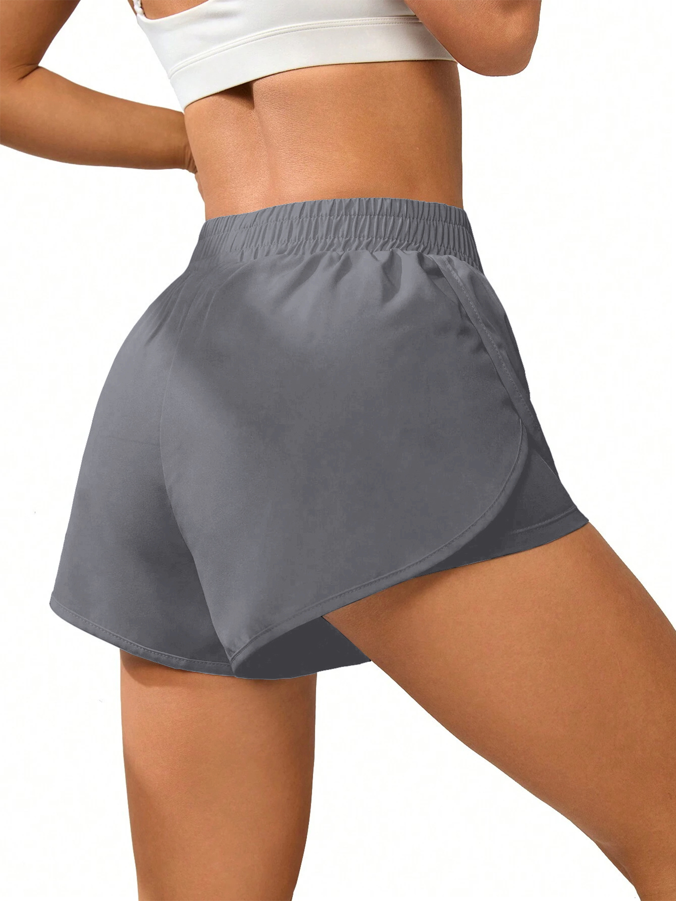 Shorts de sport pour femmes, style féminin, avec doublure, respirant, séchage rapide, été, anti-exposition, yoga, coupe ajustée, course à pied