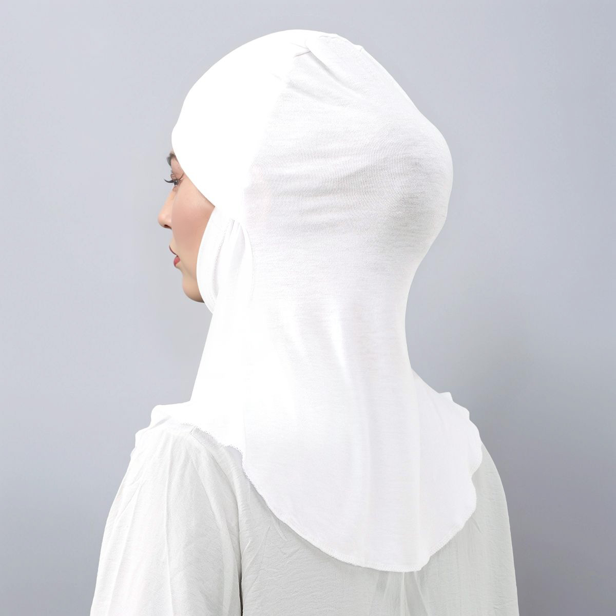 Femme musulmane Jersey instantané Hijab solide visage cou couverture multifonction foulard Turban Islam châles et enveloppes plaine femme Hijabs