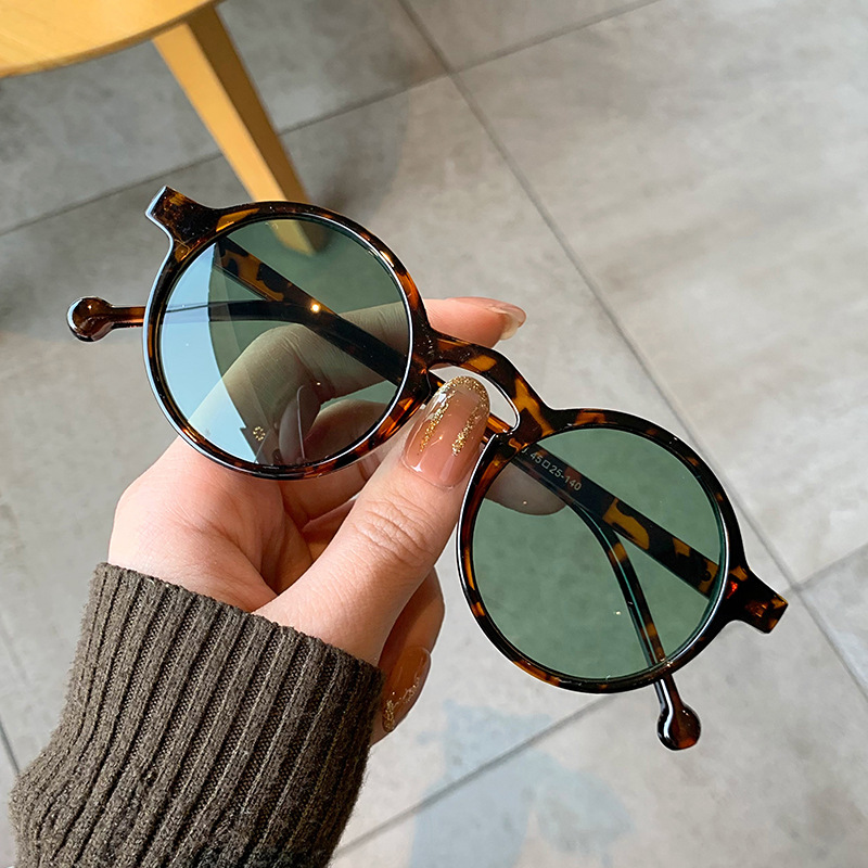 Lunettes de soleil de forme ronde pour femmes et hommes, protection ChimUV400, lunettes de soleil d'extérieur, anti-absorbe ouissement, mode