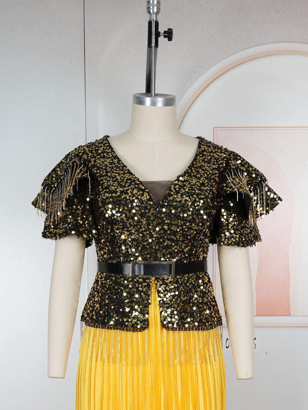 Robes Africaines Élégantes pour Femmes, Robe de Soirée Longue de Luxe à Paillettes, Grande Taille, Robe de Mariage Turque, Nouvelle Collection 2026 Vêtements pour Femmes