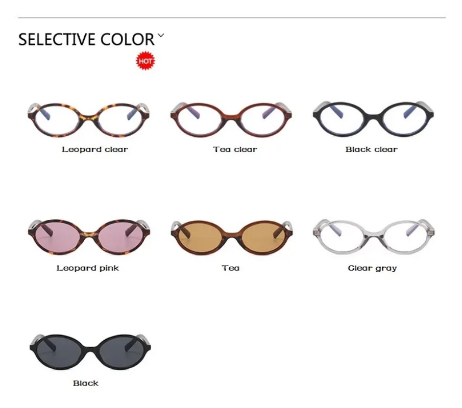 Lunettes de soleil ovales vintage, nouvelle collection pour femme, marque de luxe, petites lunettes ovales anti-lumière bleue, lunettes rétro tendance pour homme, lunettes léopard