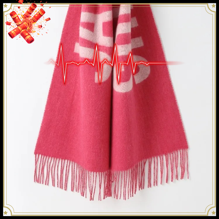 Écharpe chaude 100% laine de marque de luxe pour femmes, design hiver, châle pour hommes, pashmina, motif lettre 2025, écharpe féminine, bufanda, foulard.