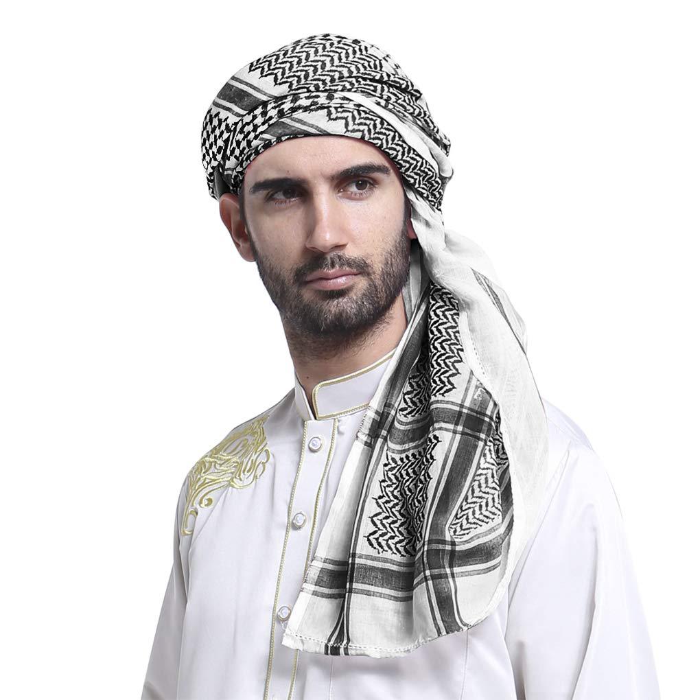 140*140 cm arabe hommes carré Keffiyeh musulman Hijab Shemagh foulard islamique saoudien arabe hommes tête enveloppement Bandana tête cou foulards