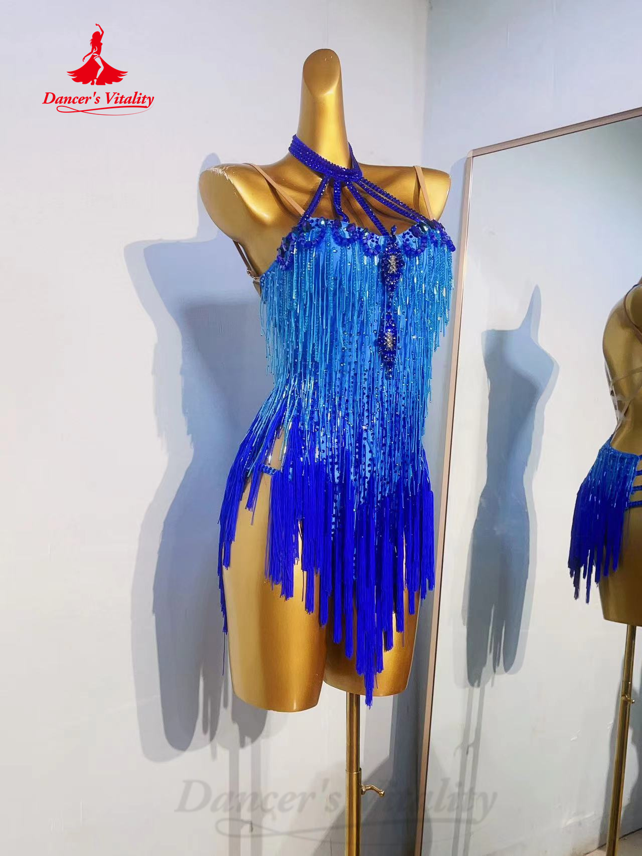 Robe de brevLatine à Franges pour Femme, Vêtements de Performance Personnalisés, Tango, Chacha, Compétition Phtalique, Senior AB, Charbon