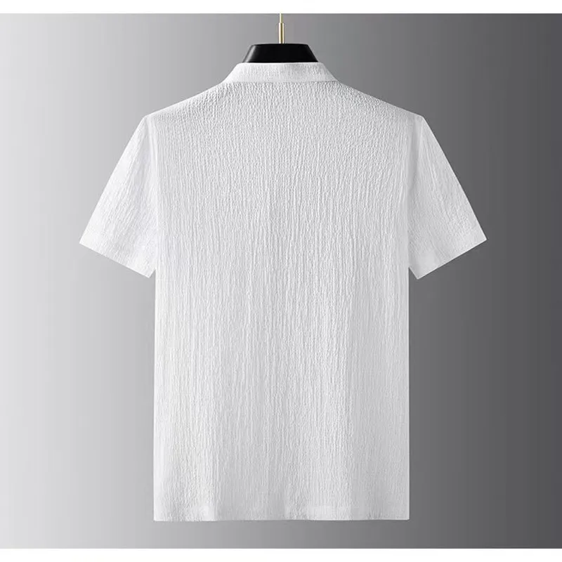 Ensembles pour hommes (chemise + pantalon) 2025 été nouveau Style mode hommes chemise à manches courtes chemises de haute qualité hommes deux pièces