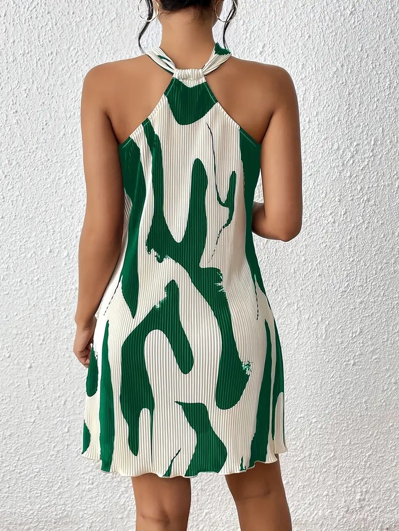 Robe ample à lacets pour femmes, imprimée, sexy, épaules dénudées, nouvelle collection printemps et été