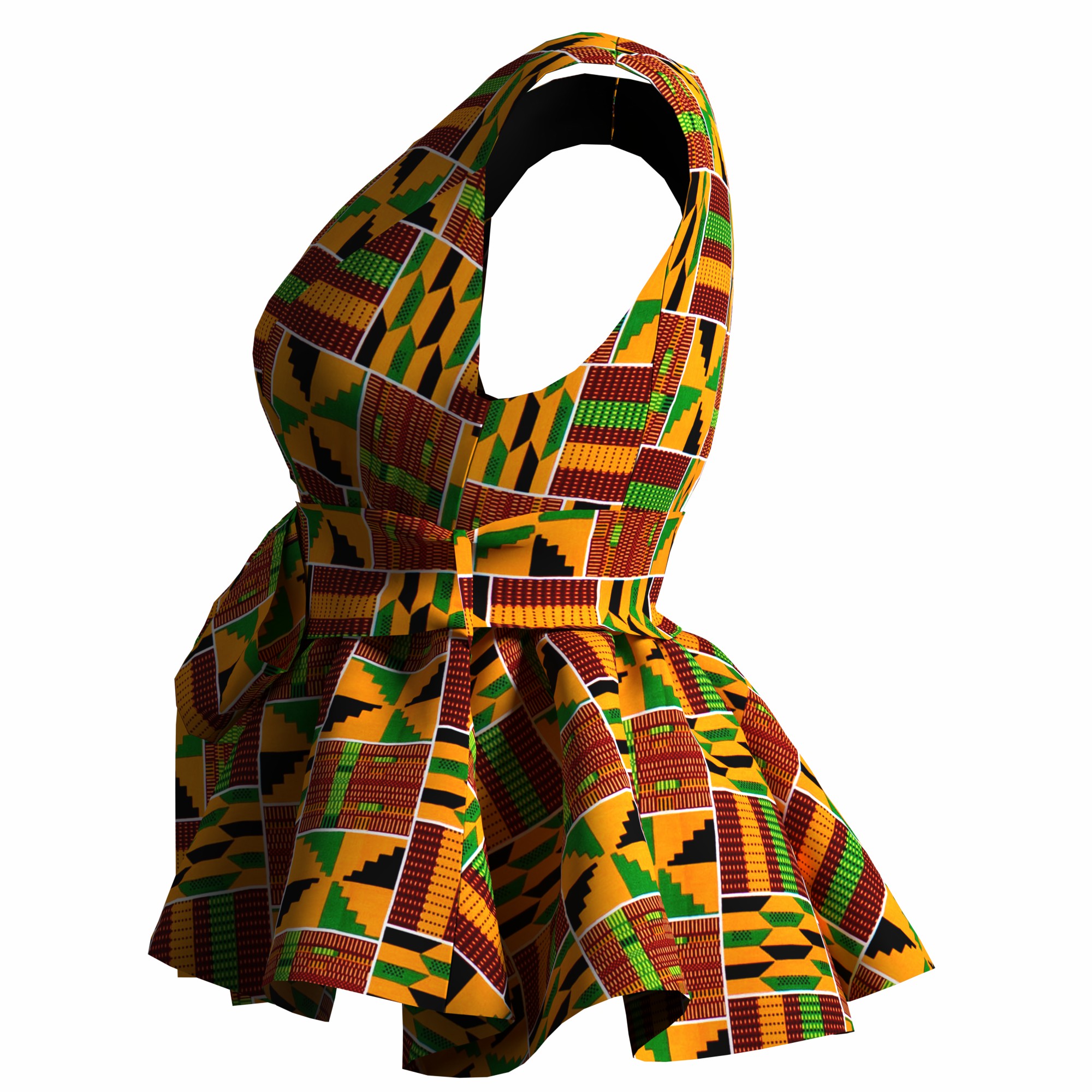 Chemise imprimée africaine pour femmes Dashiki Ankara manteau traditionnel Batik cire impression veste avec ceinture coton BRW WY11069