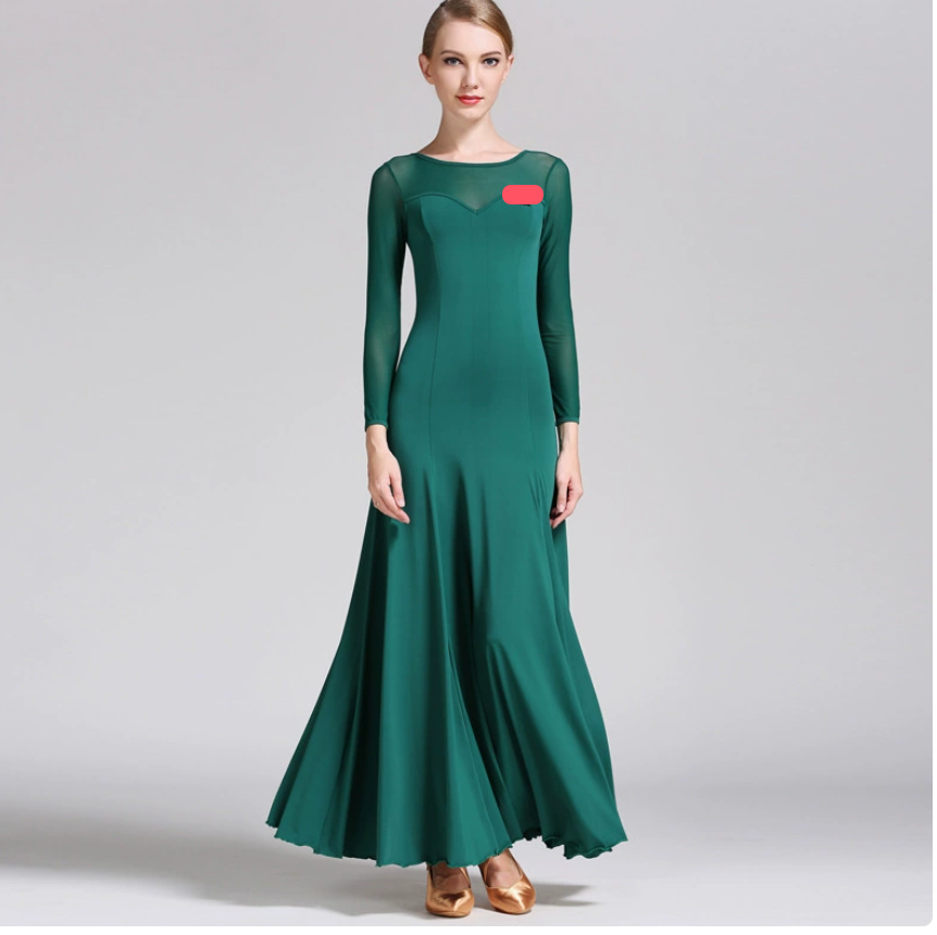 Robe de danse de salon pour femmes, costumes modernes, robe de valse, costumes de Rumba, 1 pièce/lot
