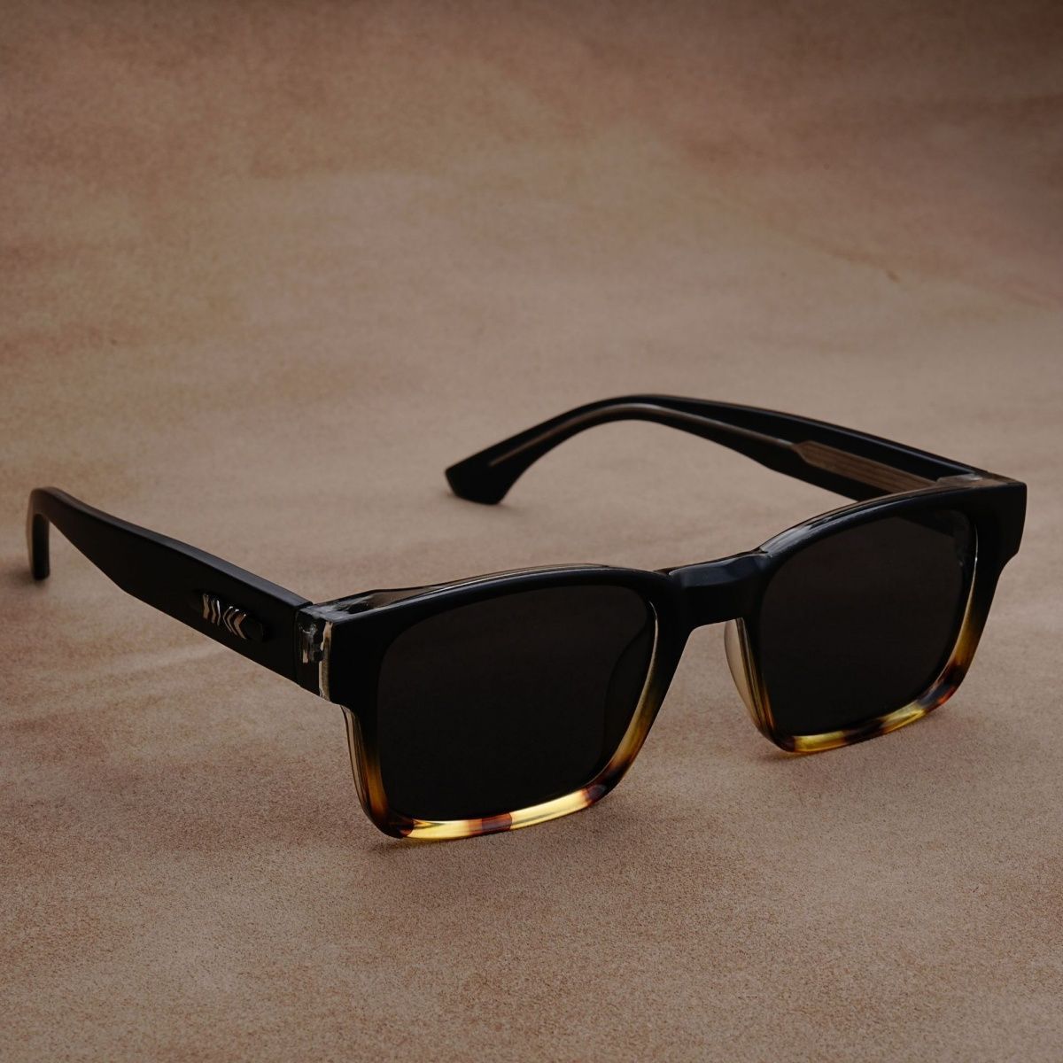 Lunettes de soleil polarisées carrées de qualité pour hommes, monture métallique, pour voyage, randonnée, plage, pêche, protection UV400, Gafas De Sol