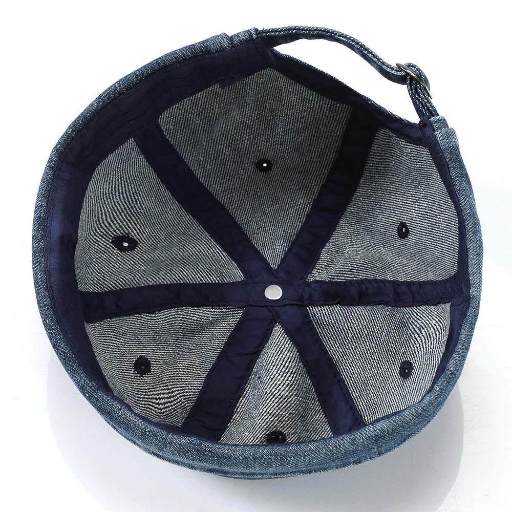 Mode dôme Melon casquette Vintage Denim sans bords chapeau Hip Hop propriétaire chapeau unisexe Streetwear bonnet chapeaux hommes femmes Docker casquette