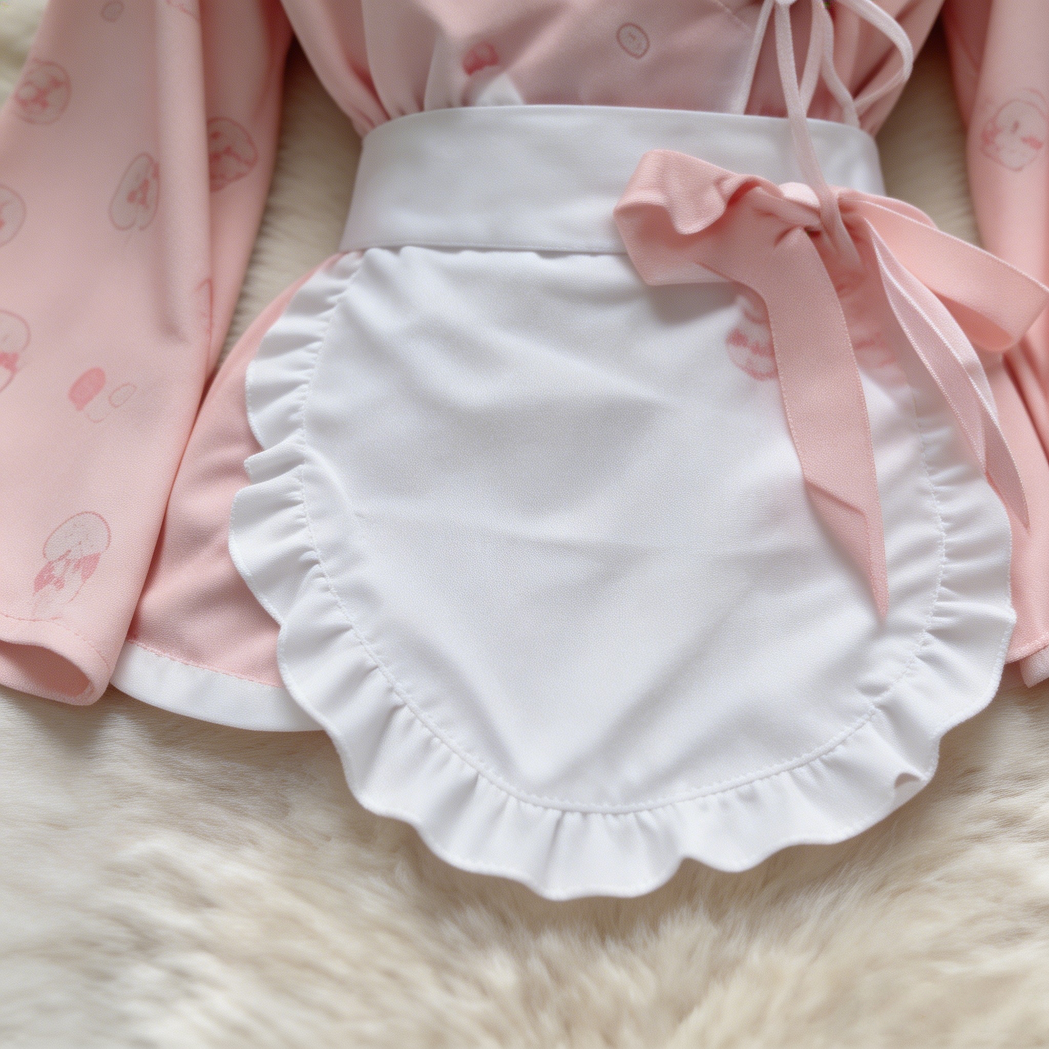 Robe sexy imprimé lapin, kimono tentation, robe à manches longues ajustée avec nœud, mignonne, douce, pure, désirable, charmante et élégante