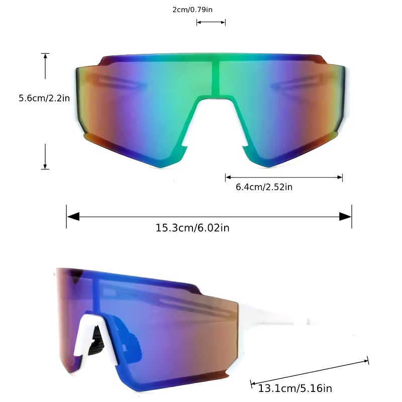 Lunettes de mode à monture large pour hommes - Matériau PC coloré, léger et durable, adaptées à la vie quotidienne et aux activités, style décontracté, lunettes décoratives ordinaires, lunettes légères
