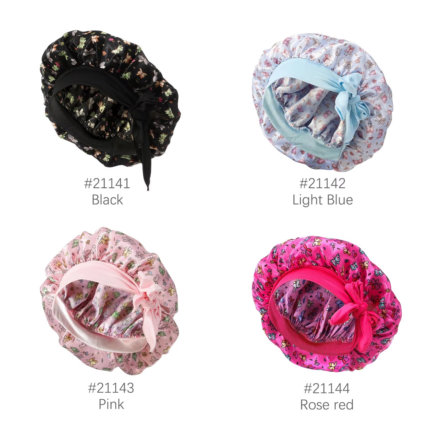 Bonnet en Satin pour bébé, soins capillaires, sommeil de nuit, bonnet en soie, nouveau-né, filles, enfants, Bonnets de couchage, chapeau de cuisine pour enfants