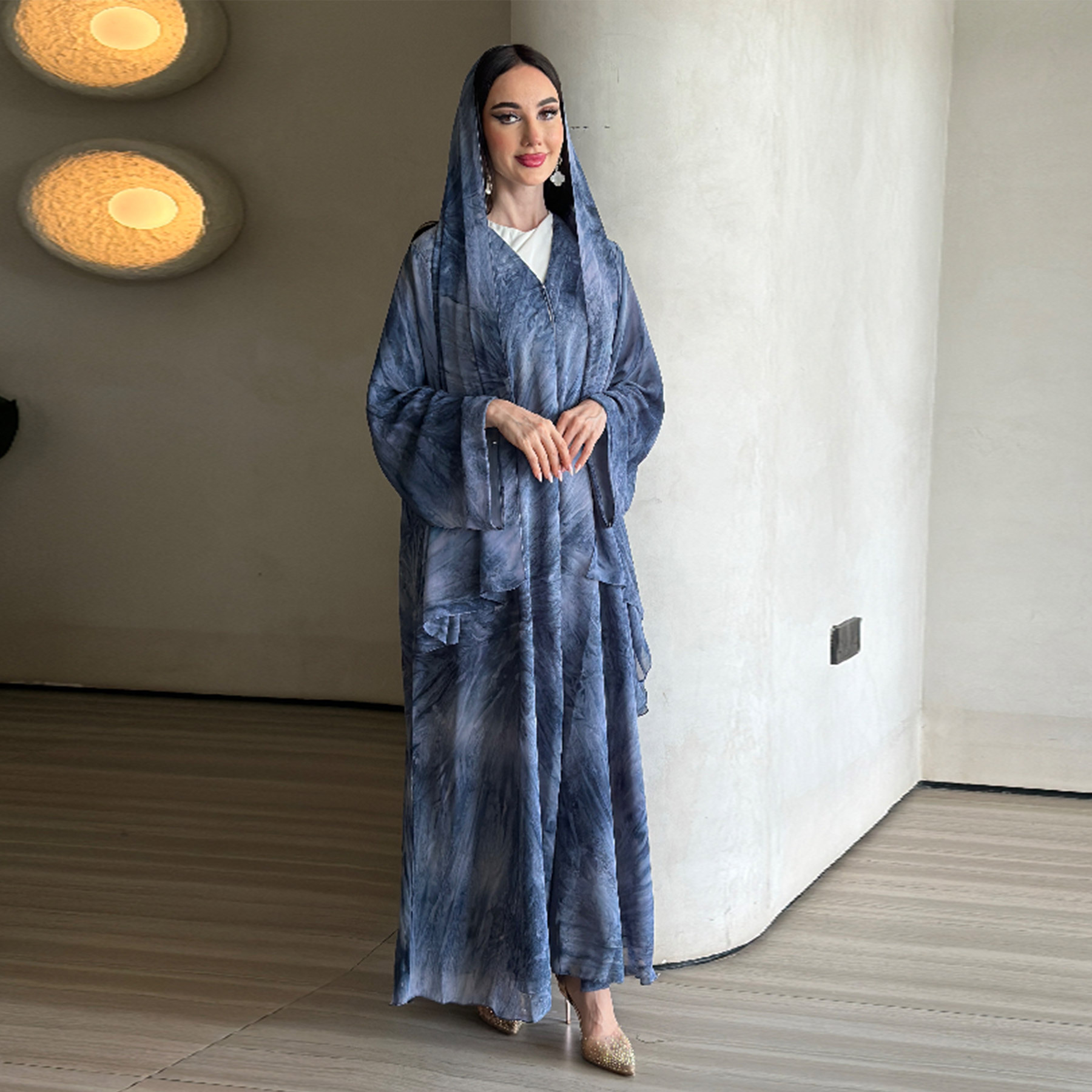 Écharpe, robe pour femmes, abaya, cardigan, jalabiya musulmane, robes longues pour le Ramadan, robes de fête islamiques, longue robe arabe, robe marocaine 2026