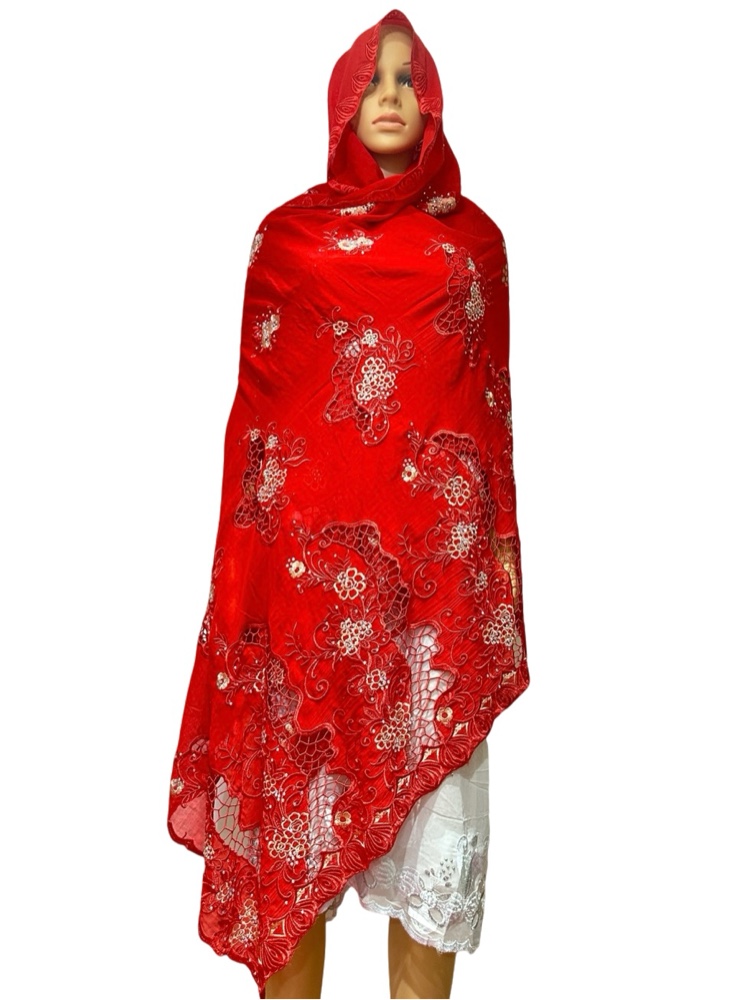2026 Luxe Meilleur Foulard Hijab Turban Musulman 100% Coton Couleur Dubai, Broderie Circulaire, Grande Taille, Châles en Coton
