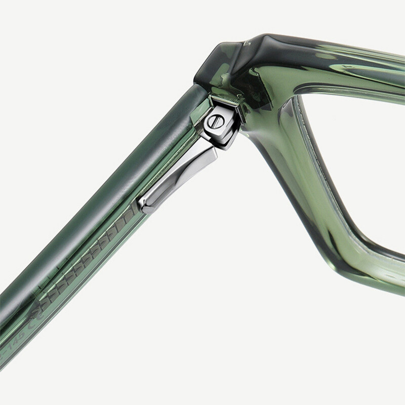 Lunettes de lecture optiques pour hommes, design géométrique, lunettes carrées vertes à la mode, anti-reflets, filtre de lumière bleue +225 +3