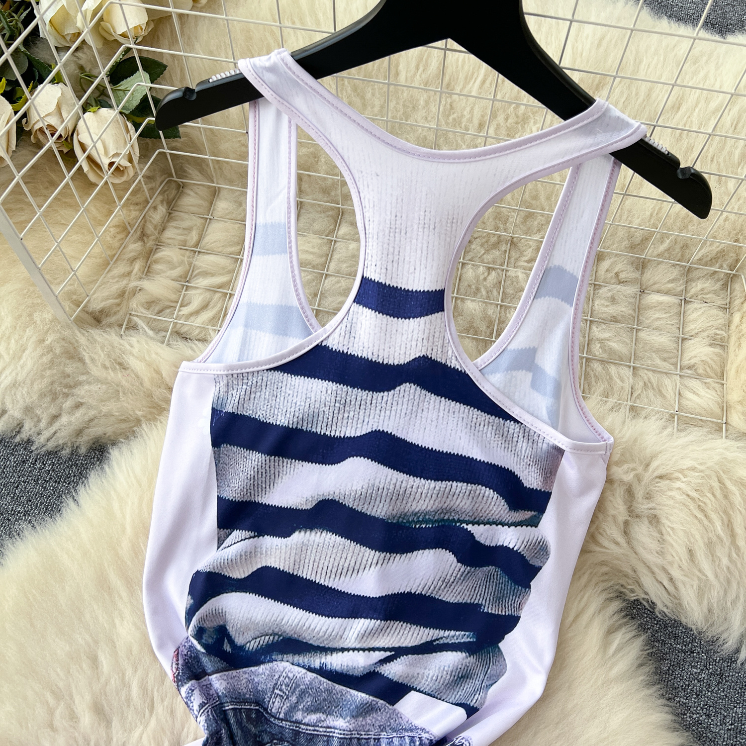 Robe longue rayée imprimée à col rond pour femmes, mode d'été, précieux streetwear décontracté, style rétro, fibre mince, batterie con Maxi, tenues