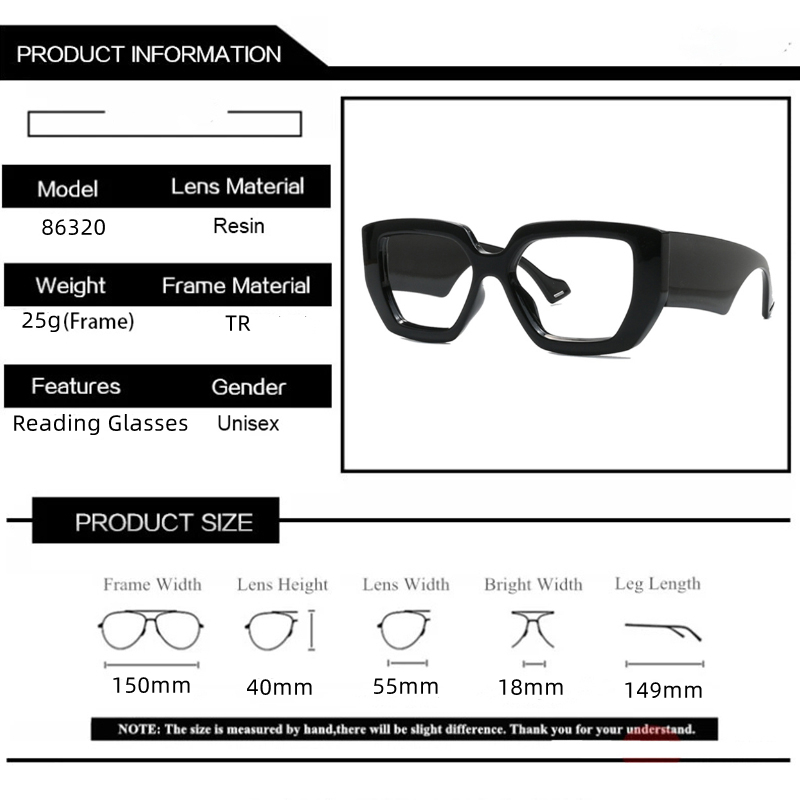 Marque Prescription lunettes de lecture cadre surdimensionné carré ordinateur Anti lumière bleue lunettes femme grand cadre optique-lunetterie