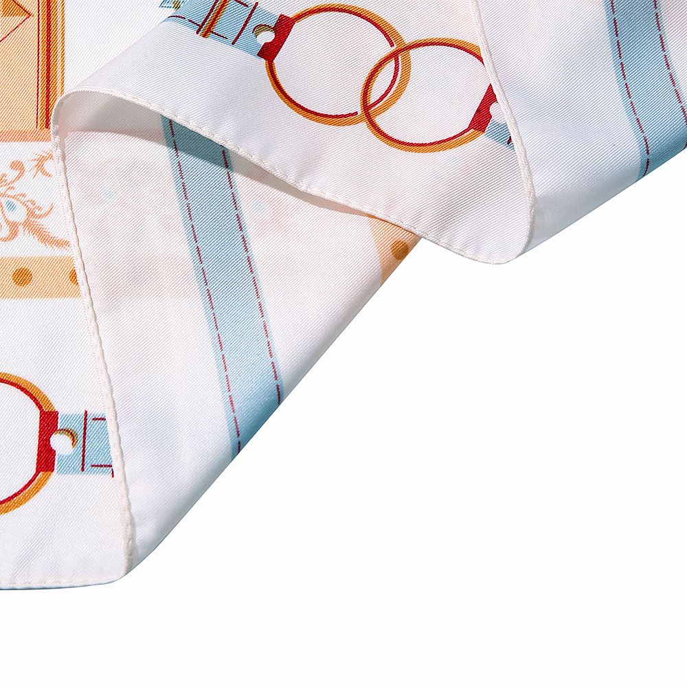 Foulard Carré à Imprimé Floral pour Femme, 130cm, Grand Bandana, Hijabs, Nministériels d Papillon