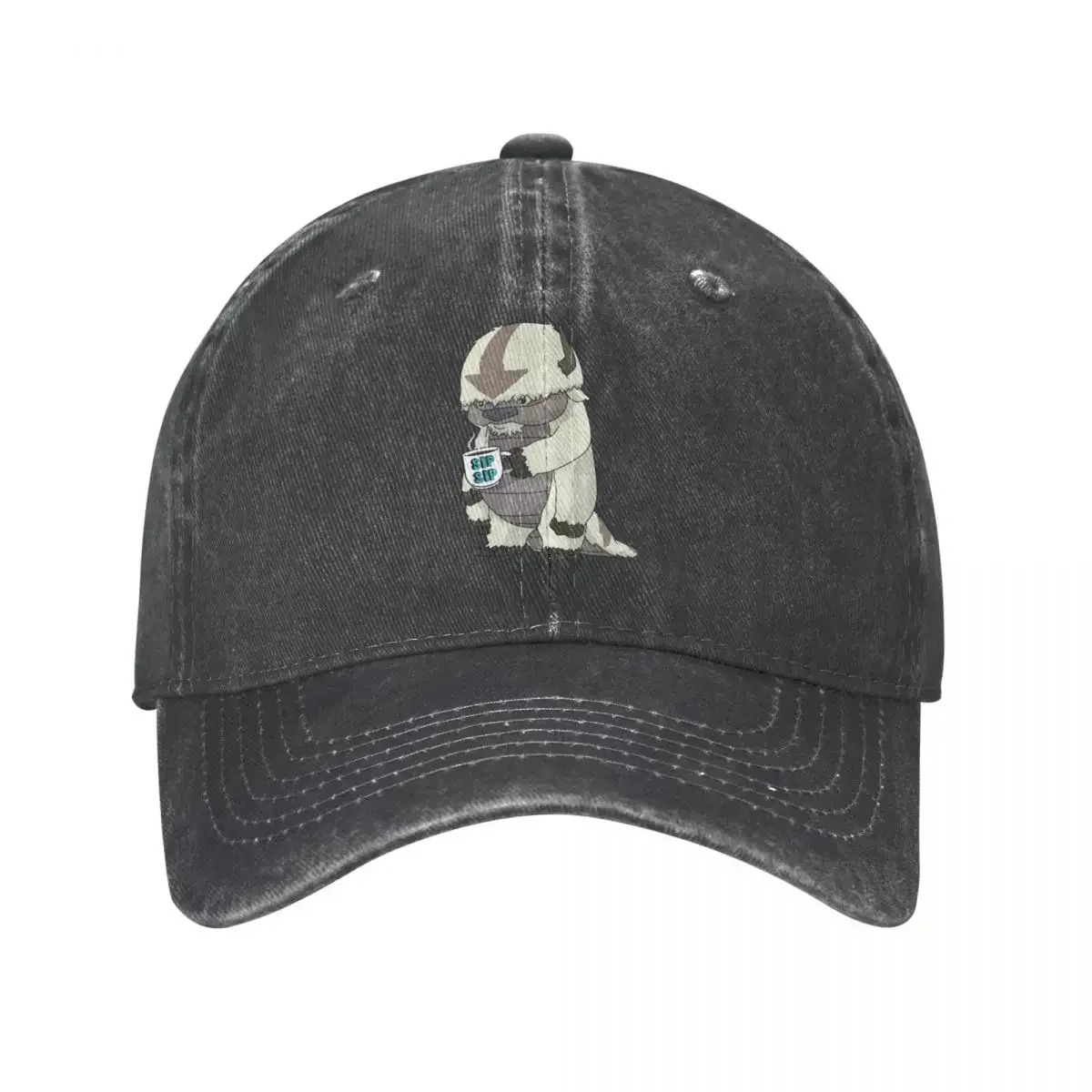 Casquette de baseball rétro Appa The Last Airbender - Casquette légère effet vieilli avec imprimé Appa emblématique, casquette d'été adaptée aux activités de plein air