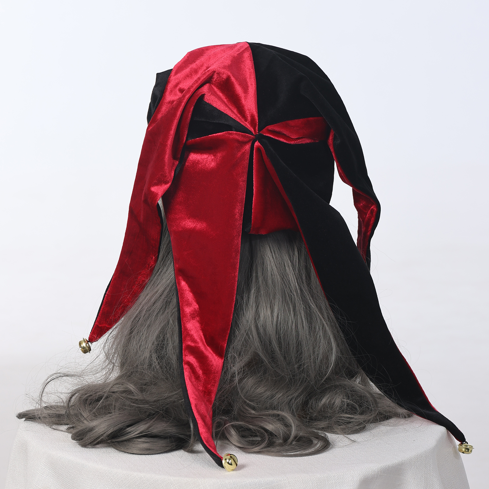 Chapeau de Cosplay de bouffon du moyen âge, cloches de Clown médiéval, Joker pour adulte, chapeau de fête de carnaval d'halloween